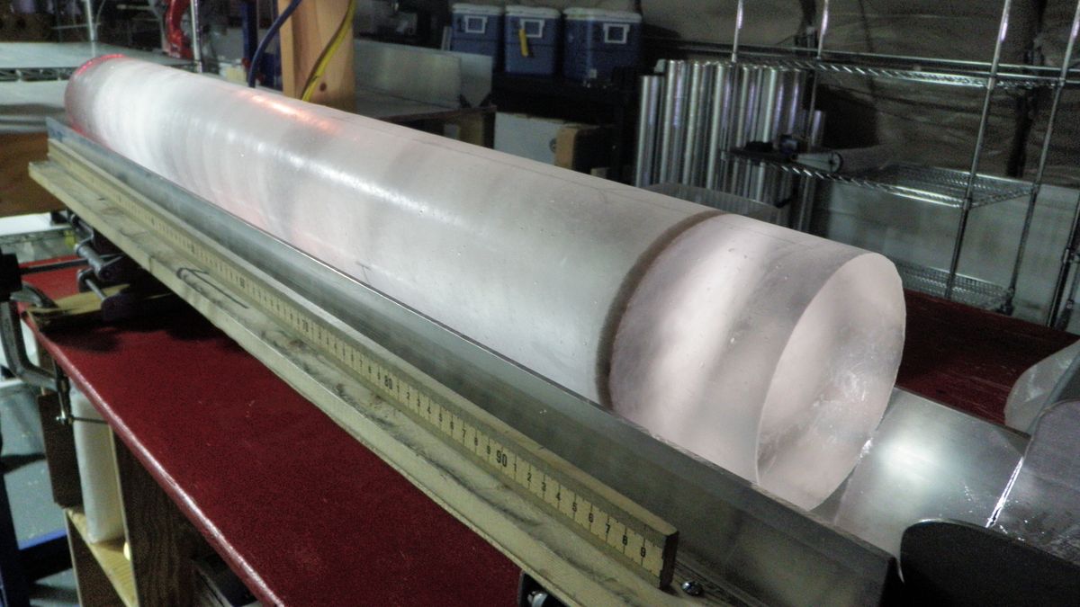 Rdzeń lodowy, zdjęcie ilustracyjne