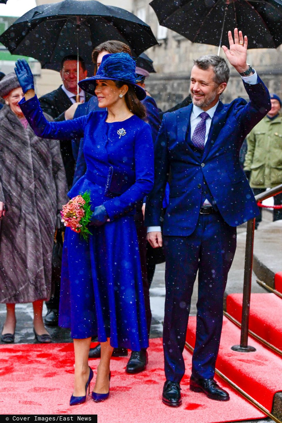 Król Fryderyk X i królowa Maria odwiedzili duński parlament