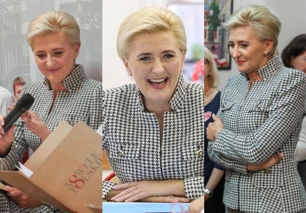 Elegancka Agata Duda zadaje szyku w Paryżu. Ikona stylu? (FOTO)