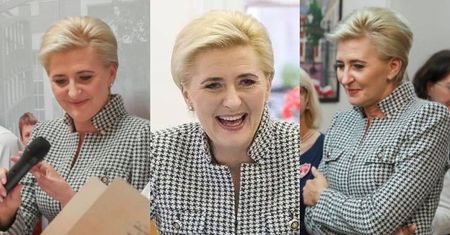 Elegancka Agata Duda zadaje szyku w Paryżu. Ikona stylu? (FOTO)