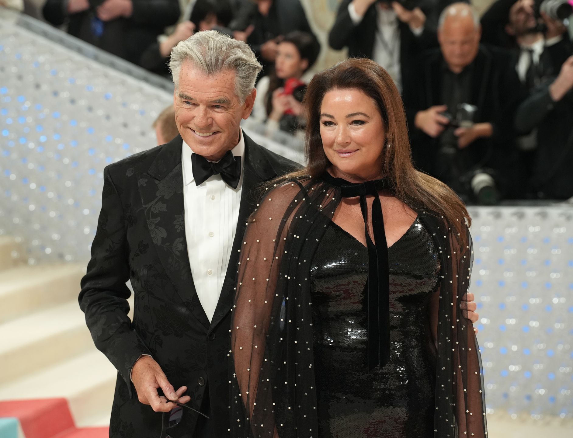 Pierce Brosnan z żoną