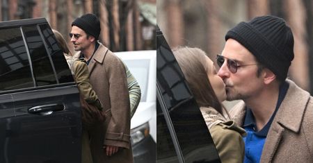 Rzadki widok: Bradley Cooper wymienia pocałunki z młodszą o dwie dekady Gigi Hadid (FOTO)