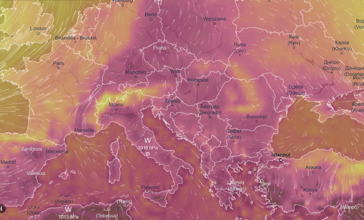 Mapa pogody