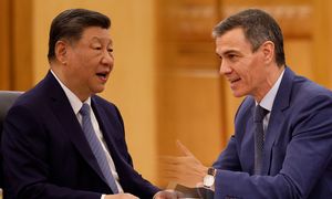 Spotkanie Xi i Sancheza. Padły słowa o "prawie dżungli"