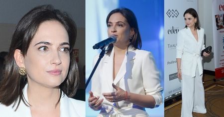 Anna Cieślak cała na biało bryluje na imprezie bez Edwarda Miszczaka (ZDJĘCIA)