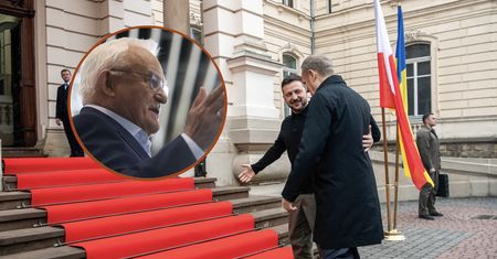 Donald Tusk we Lwowie. Został skrytykowany