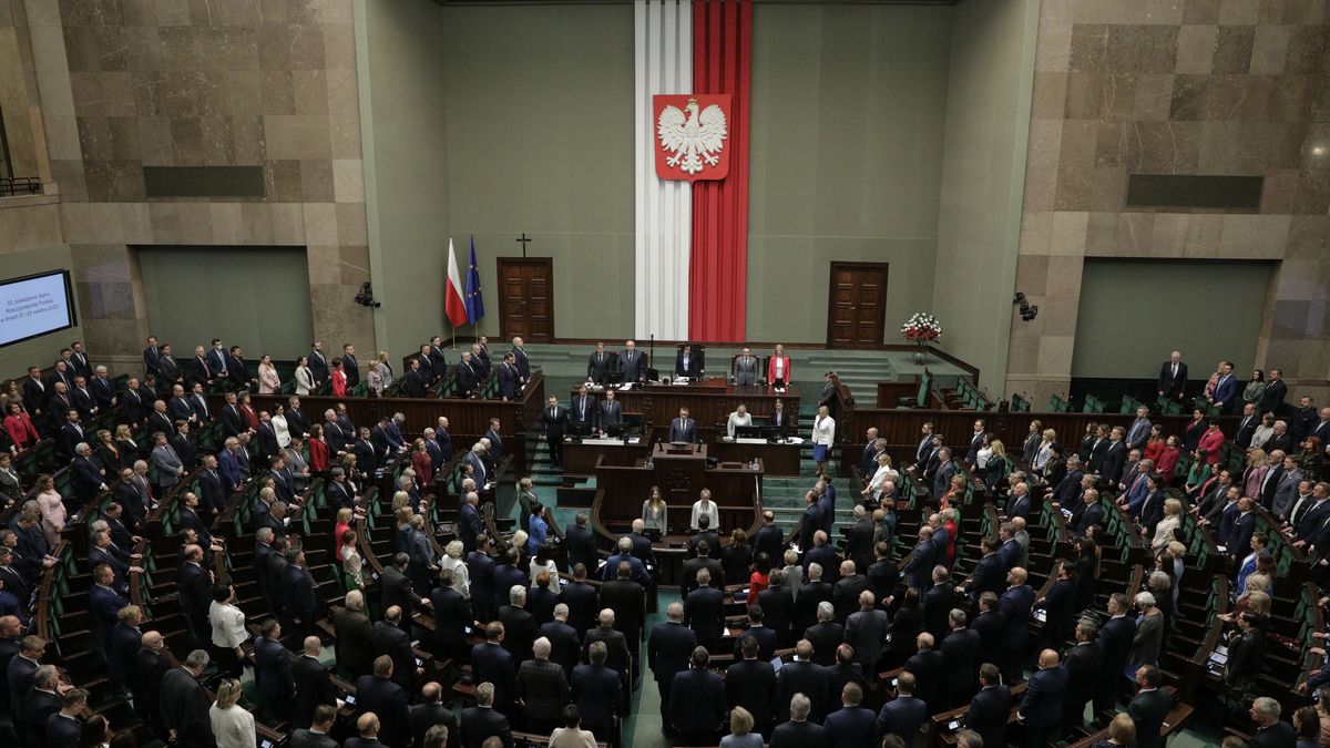 Warszawa 27.04.2022. 53. Posiedzenie Sejmu IX kadencji. N/z .