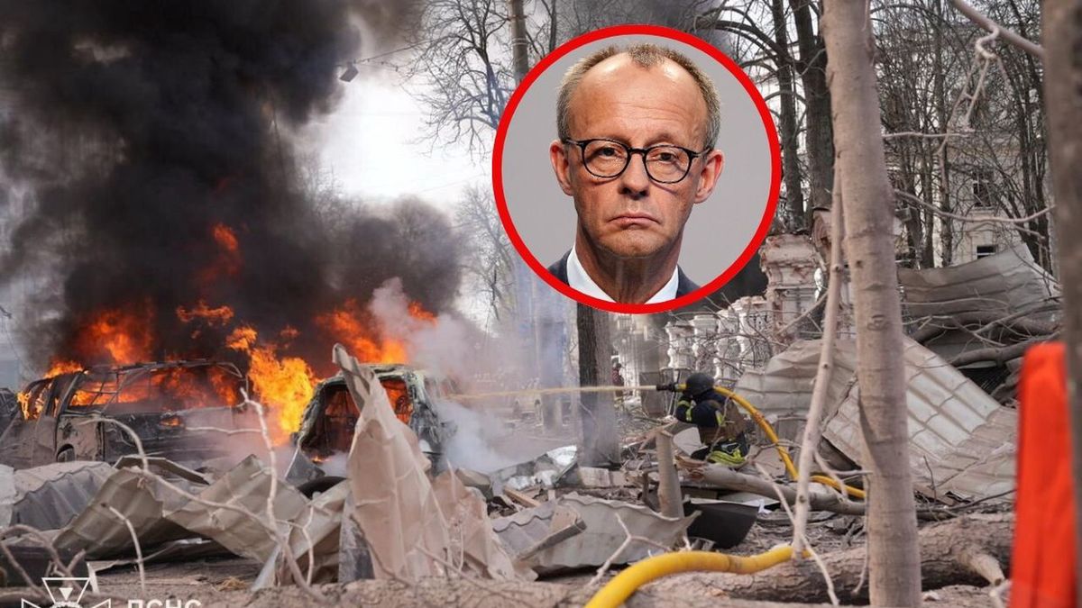 Merz o ataku na Sumy: Rosja popełniła "ciężką zbrodnię wojenną"