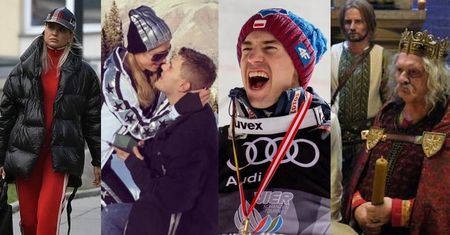 ZDJĘCIA TYGODNIA: Horodyńska rozpacza w skarpetkach Gucci, Paris zaręczyła się na stoku, ruszyła Korona Królów...