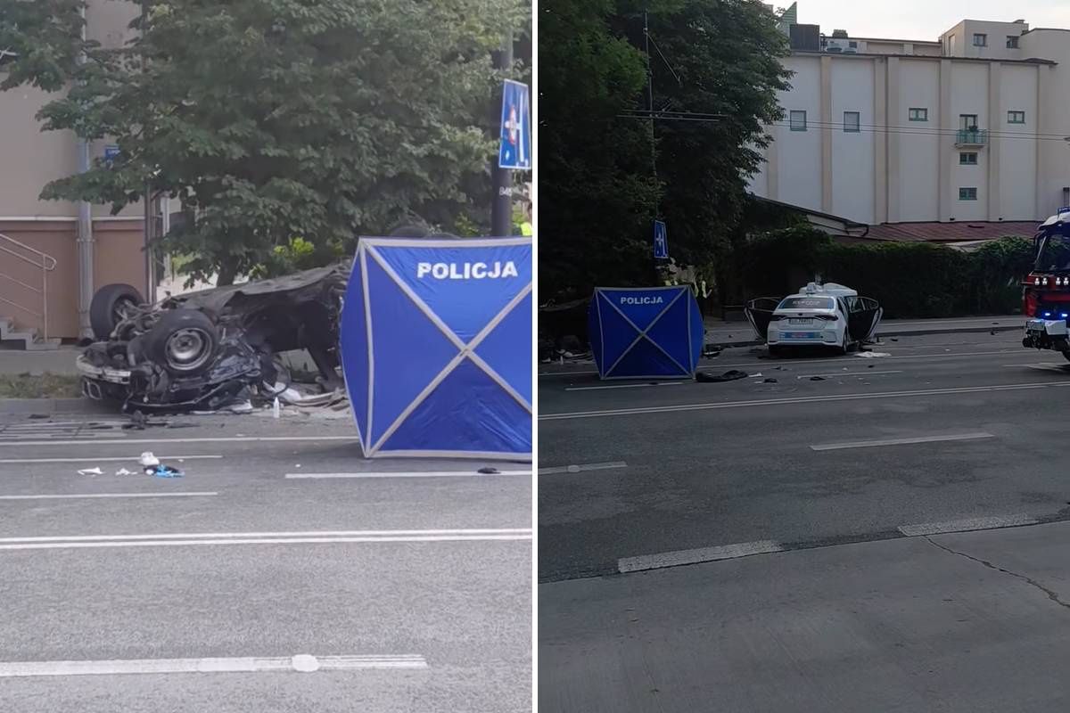 Tragiczny wypadek na Lipowej w Lublinie. Nie żyje jedna osoba, sześć rannych