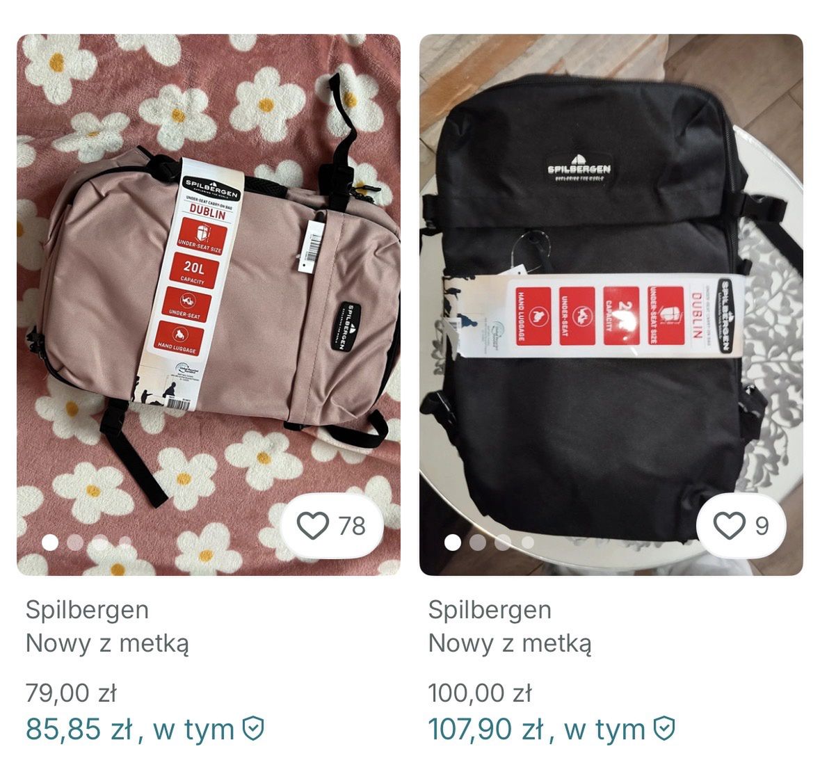 Plecak z Action sprzedawany na Vinted