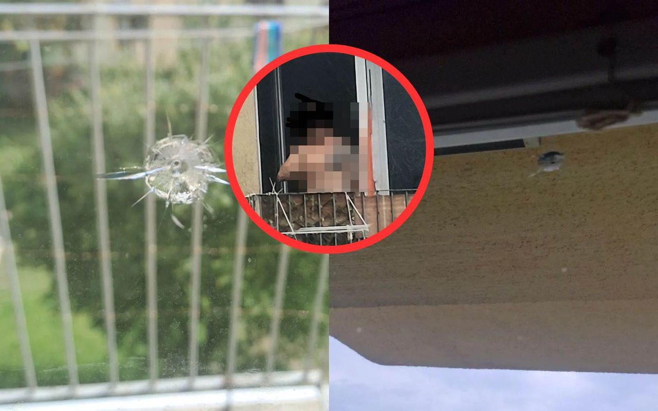 Strzały w okno. Ukrainka pokazała zdjęcia. Skandal w Zgierzu