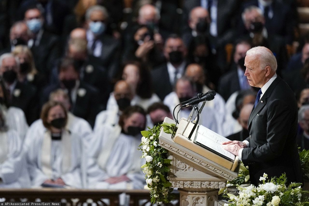 Pogrzeb Madeleine Albright. Biden wspominał swoją podróż do Polski 