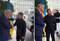 Zełenski przyjechał do Białego Domu. Trump przywitał go przed wejściem