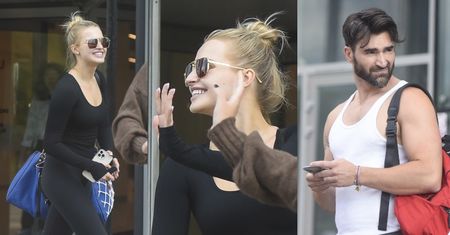 Karolina Pisarek i pulsujące bicepsy Jacka Jelonka wyłaniają się z treningu do "Tańca z Gwiazdami" (ZDJĘCIA)