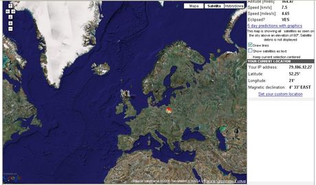 Gdzie jest satelita USA193?