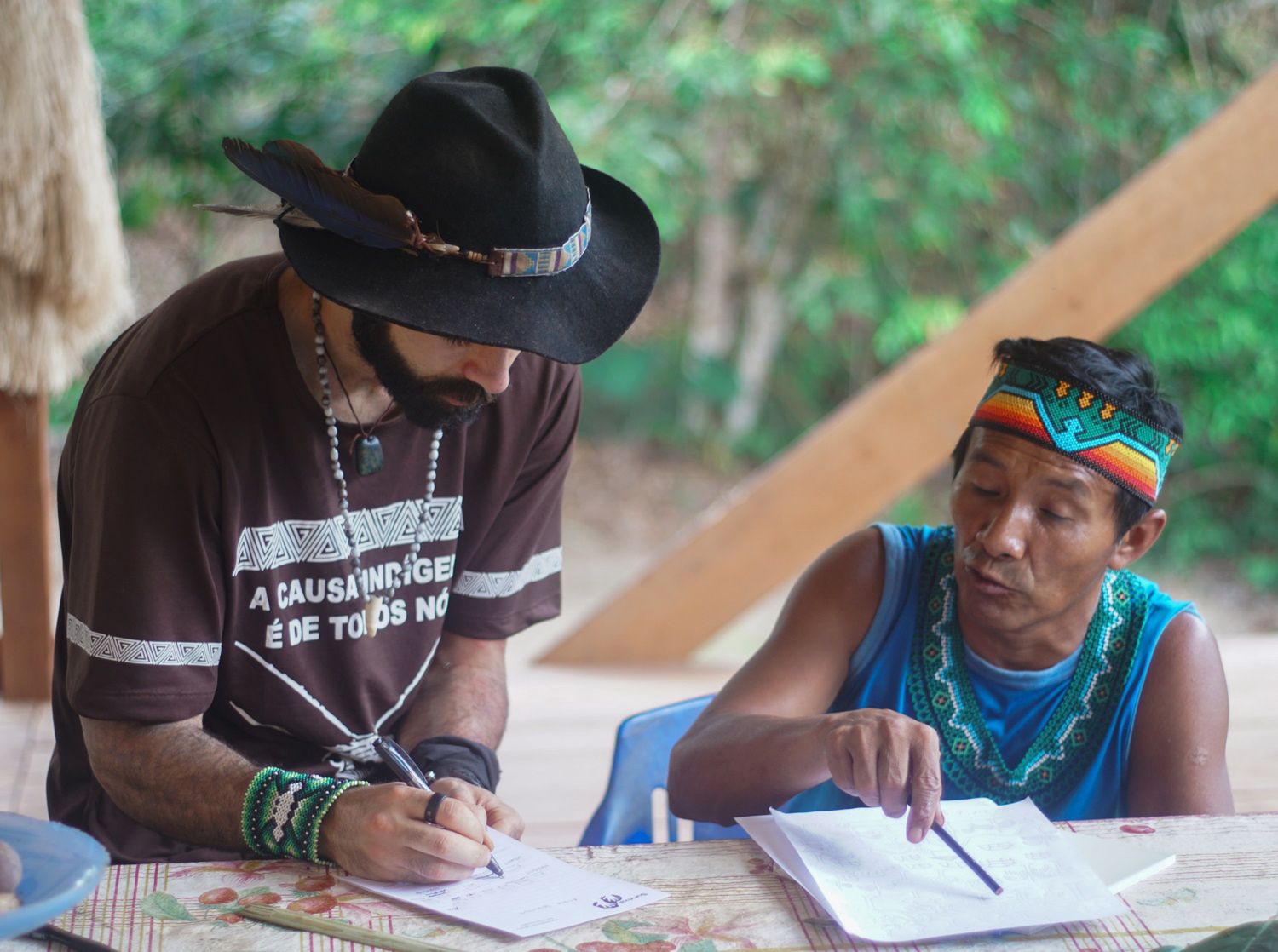 Vitor pokazuje innym, jak żyją koczownicze plemiona Himalajów