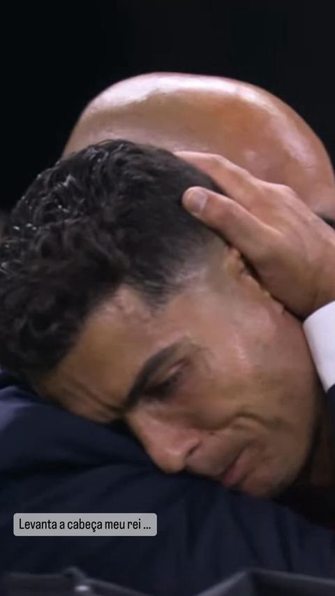 Siostra Ronaldo zareagowała na jego łzy