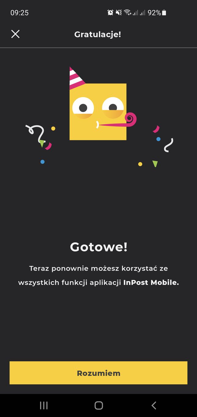 Ponowna weryfikacja numeru telefonu w aplikacji InPost Mobile