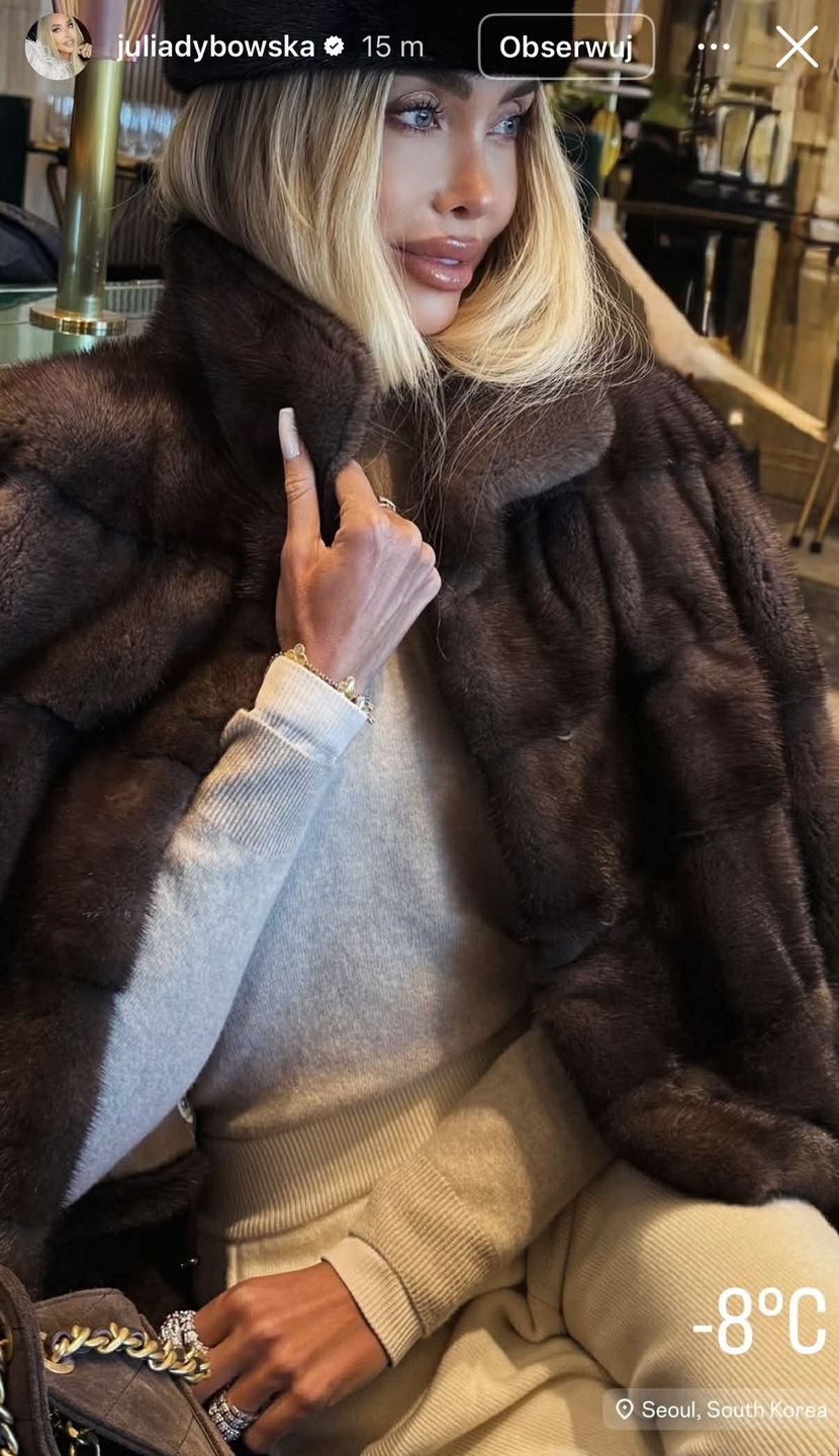 Julia Dybowska na wakacjach