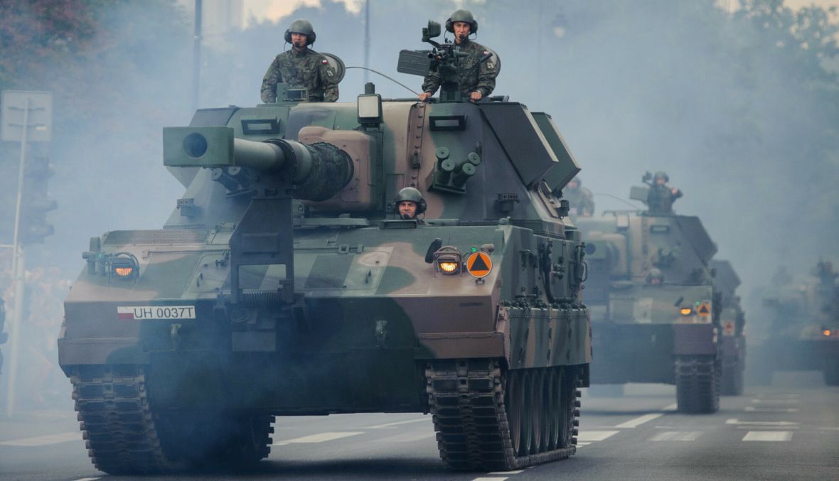 Polska armatohaubica Krab - brytyjskie działo w brytyjskiej wieży na koreańskim podwoziu
