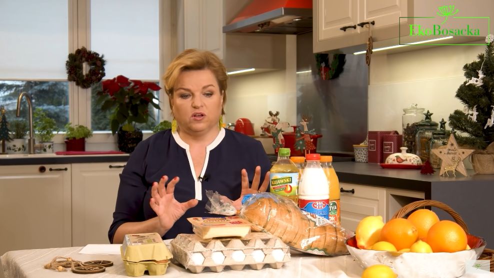 Katarzyna Bosacka odtworzyła "koszyk Dudy"