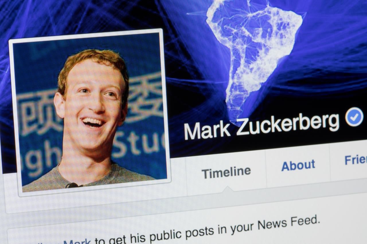 Profil Marka Zuckerberga z depositphotos