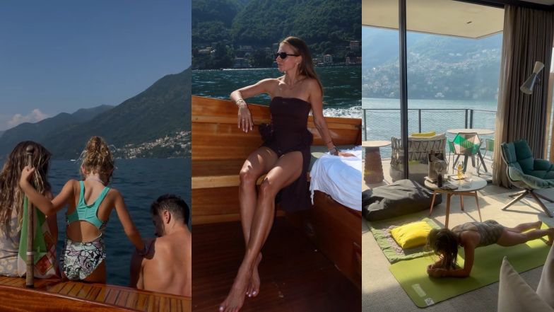 Anna i Robert Lewandowscy wypoczywają z córkami we Włoszech