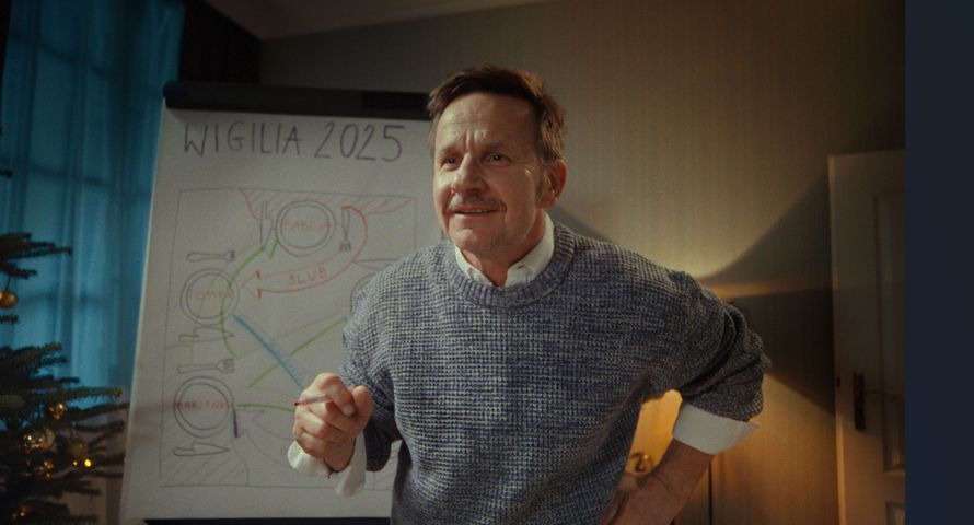 Bartłomiej Topa i Katarzyna Herman w spocie kampanii "Spokojne Święta"