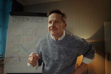 Bartłomiej Topa i
Katarzyna Herman w świątecznym spocie. 