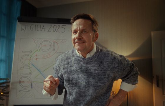 Bartłomiej Topa i Katarzyna Herman w świątecznym spocie