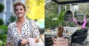 Zofia Zborowska zaprezentowała swój OGRÓD: taras wypoczynkowy, różowo-zielony domek dla córki i szklarnia (ZDJĘCIA)