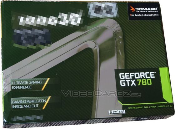 Inno3D GeForce GTX 780 karta graficzna opakowanie zdjęcie