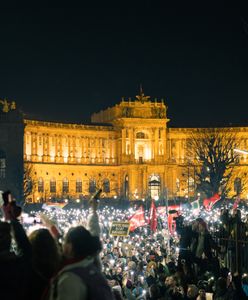 Działo się w nocy. Fala protestów w Wiedniu