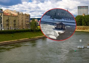 Mieszkańcy i turyści w szoku. Rzeką płynął... dom