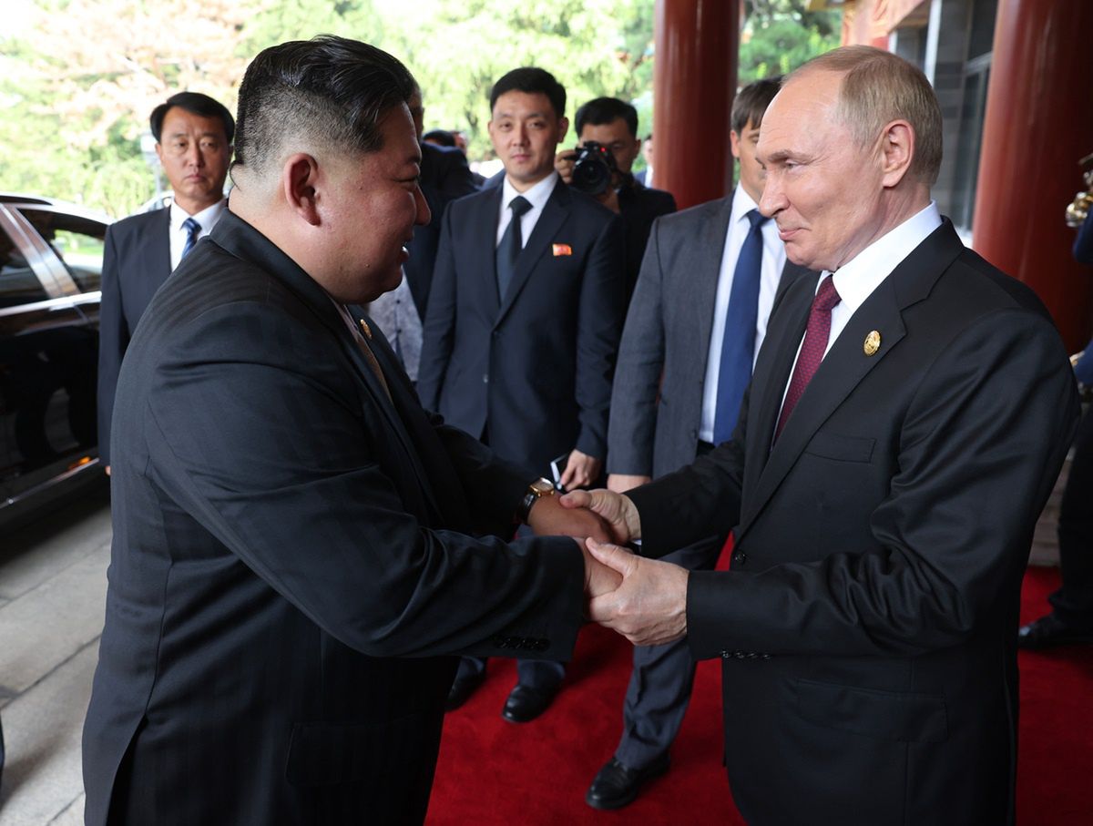 Święto w Korei Północnej bez Putina. "Nie chce prowokować Trumpa"