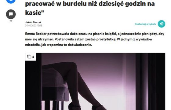 Rada Etyki Mediów: teksty o sex workingu nie naruszają zasad Karty Etycznej Mediów