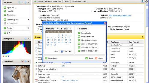 PhotoMe - edycja i podgląd wszelkich metadanych (Windows) 1