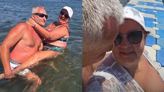 64-letnia Izabela Zeiske i jej mąż dokazują w morzu. Fajnie sobie żyją?