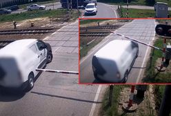 Nagrali, co zrobił na przejeździe. Opóźnił 42 pociągi