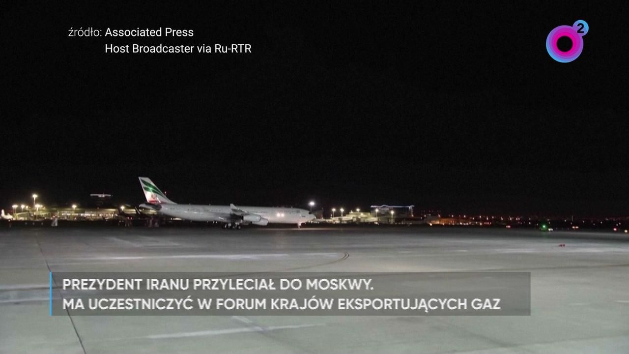 Prezydent Iranu wylądował w Moskwie. Co go czeka w Rosji?