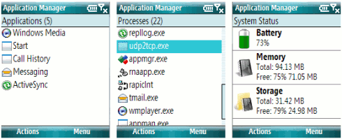 Menedżer aplikacji dla Windows Mobile