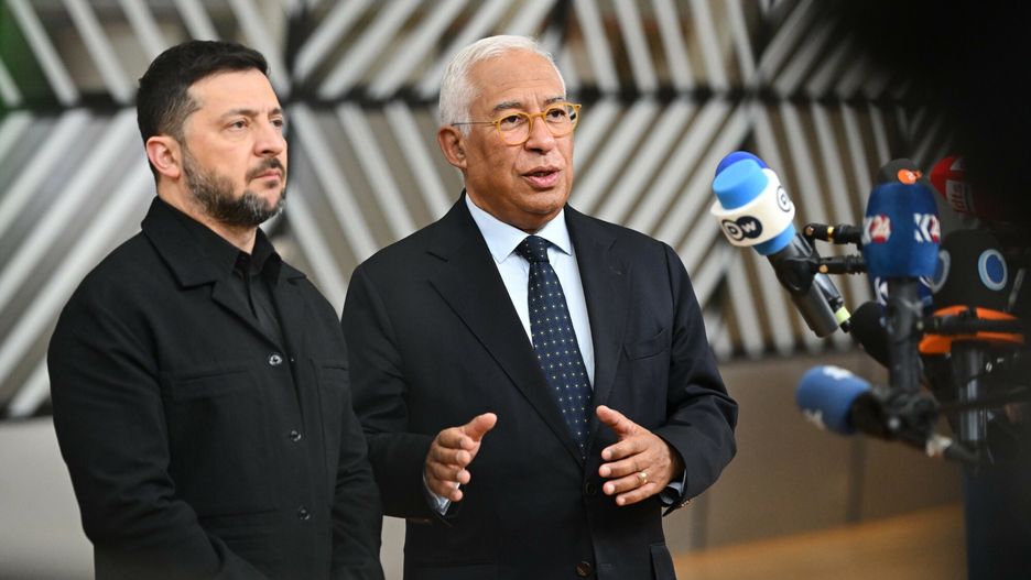 Wołodymyr Zełenski i Antonio Costa