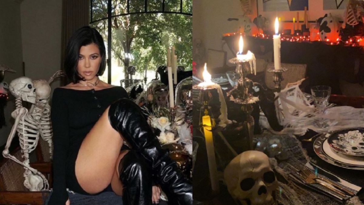 Kourtney Kardashian przygotowała dom na Halloween 