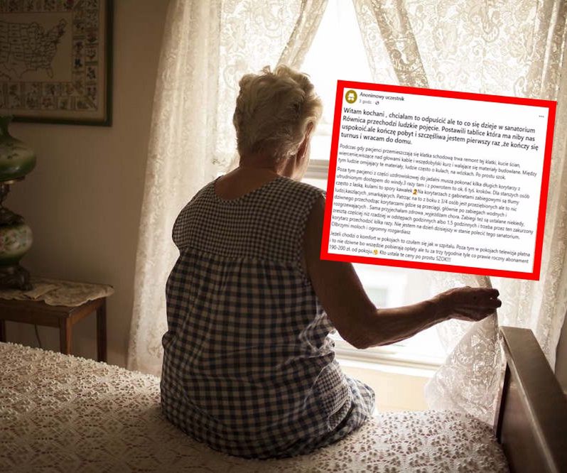 Skrytykowała sanatorium w Ustroniu. "Przyjechałam zdrowa, wyjeżdżam chora"