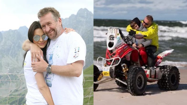 Rafał Sonik pozuje z 9-letnim synem i rozprawia o ojcostwie: "Nauczyło mnie, jak ważne jest zwolnić"