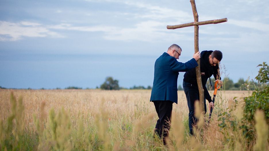 Mateusz Morawiecki, Leon Popek
Ostrówki, Ukraina, 07.07.2023. 
