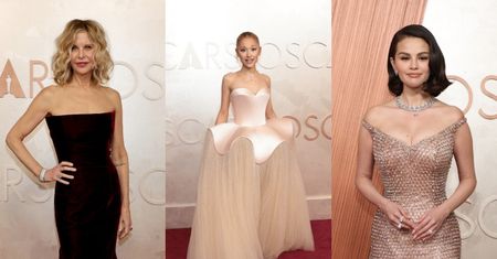 Oscary 2025. Największe gwiazdy Hollywood na czerwonym dywanie: Ariana Grande, Meg Ryan, Selena Gomez