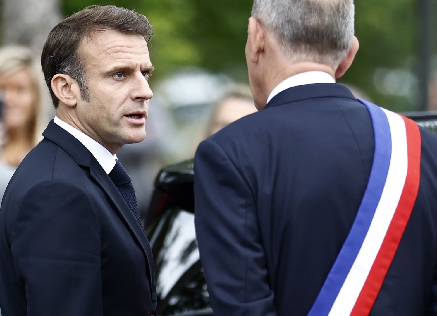 Prezydent Emmanuel Macron