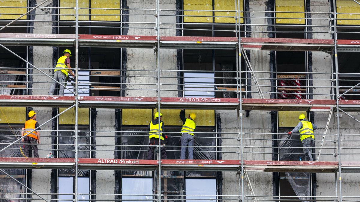 Stock Arkadiusz Zi�?ek
Fot. Arkadiusz Ziolek/East News.
n/z Budowa nowego budynku mieszkalnego.
ARKADIUSZ ZIOLEK